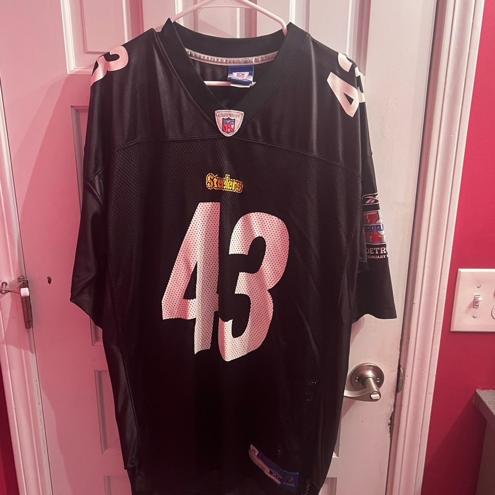 Pittsburgh Steelers Troy Polamalu Super Bowl XL Jersey